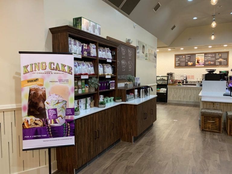 interior of PJ's coffee