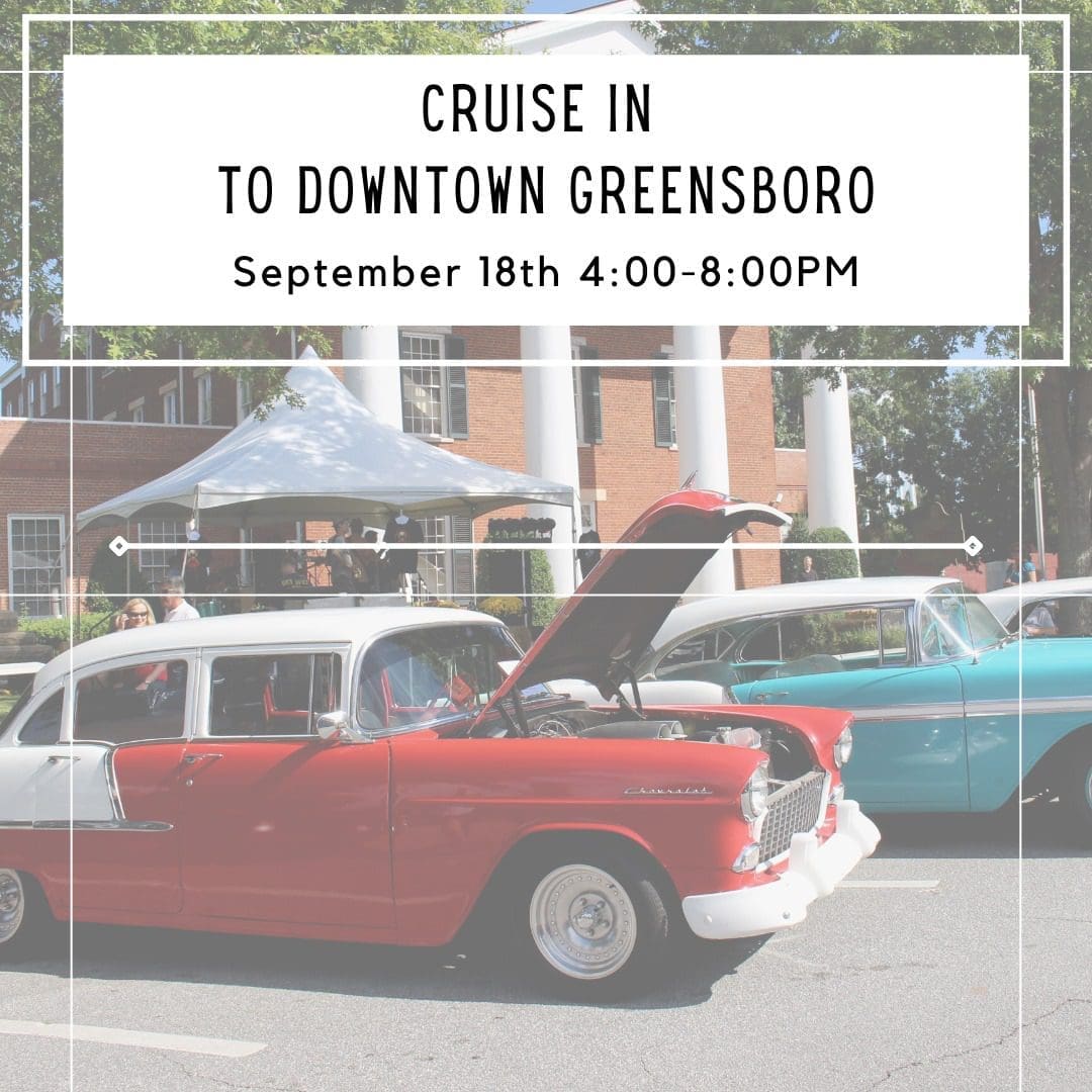 Cruise in Downtown Greensboro flyer