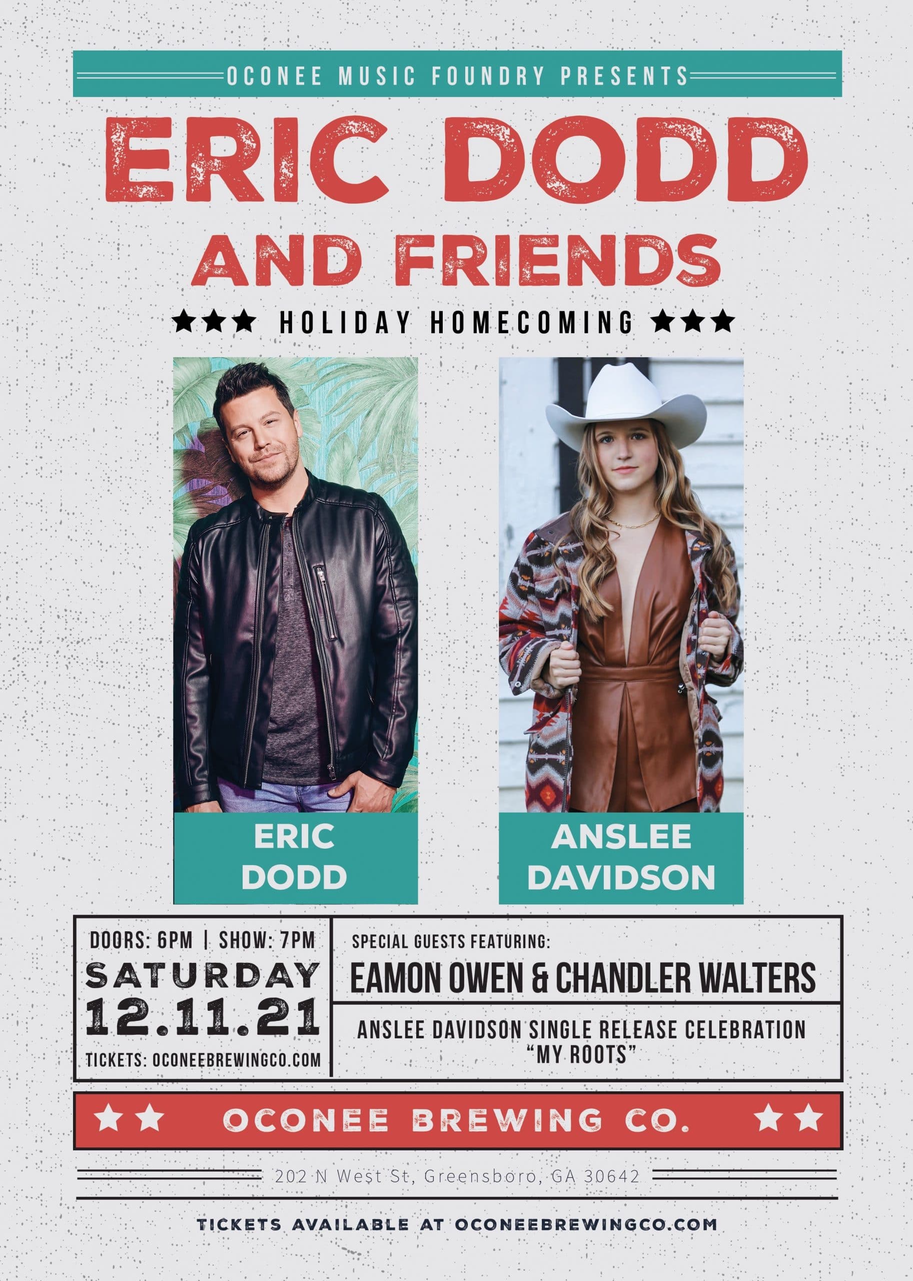 Eric Dodd and Friends flyer